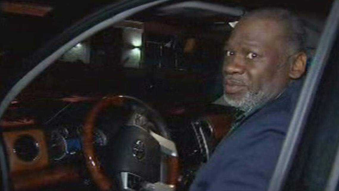 Dr. David Harris after the Monday night special meeting of the DeSoto school board.