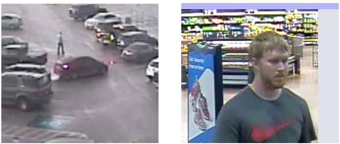 Ryan Reding, 28, has been charged with indecency with a child after police say he groped two girls at Texas Walmart stores.