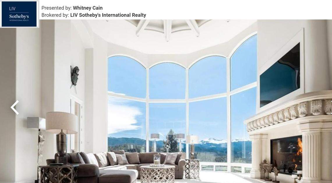 Sitting room with a fairy-tale like view.