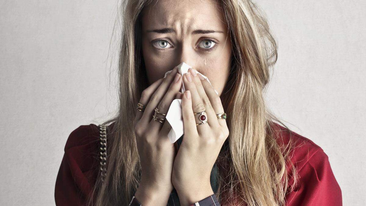 Allergy illustration.