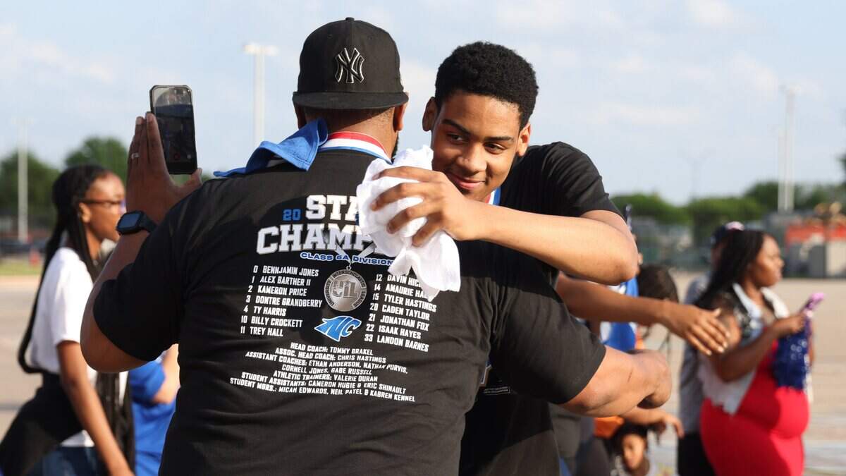PHOTOS: North Crowley basketball celebrates state championship with ...