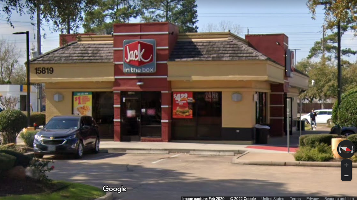 A Florida family says a Jack in the Box worker at this Houston location shot at their car in an argument over curly fries.