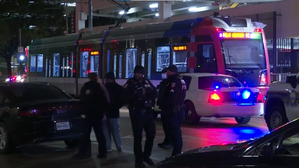 Two men got into a fight on a Houston MetroRail train. One pulled out a knife, repeatedly and fatally stabbing the passenger, police said.
