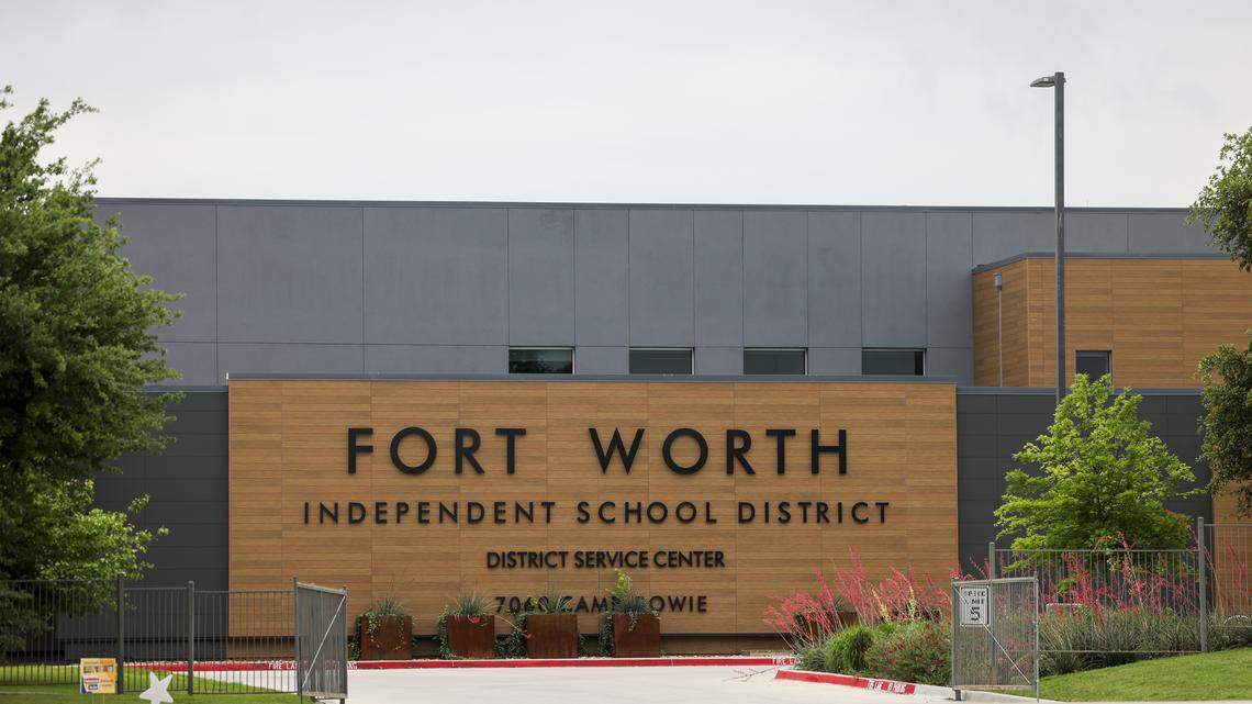 The Fort Worth Independent School District Administration building at 7060 Camp Bowie Blvd on Wednesday, April 22, 2026, in Fort Worth, Texas.