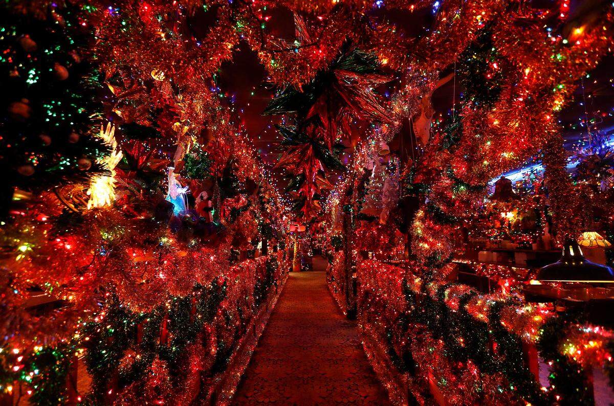 Campo Verde restaurant in Arlington has been impressing customers for nearly 30 years with their elaborate holiday decorations that cover almost every available surface. Owner James Williams says the decorating process takes around two months, starting in the beginning of October.