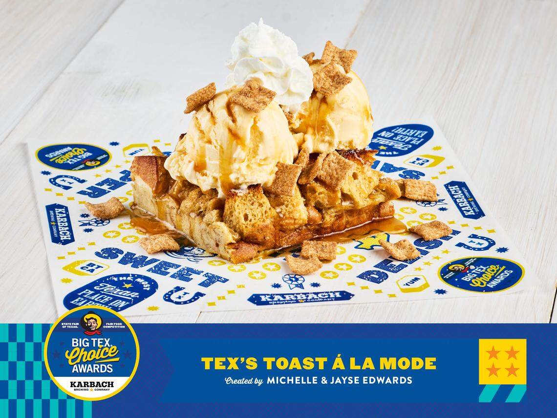 Tex’s toast a la mode.