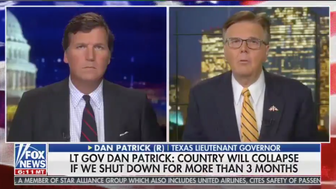 Blast Dan Patrick’s style, but his coronavirus comments make this important point