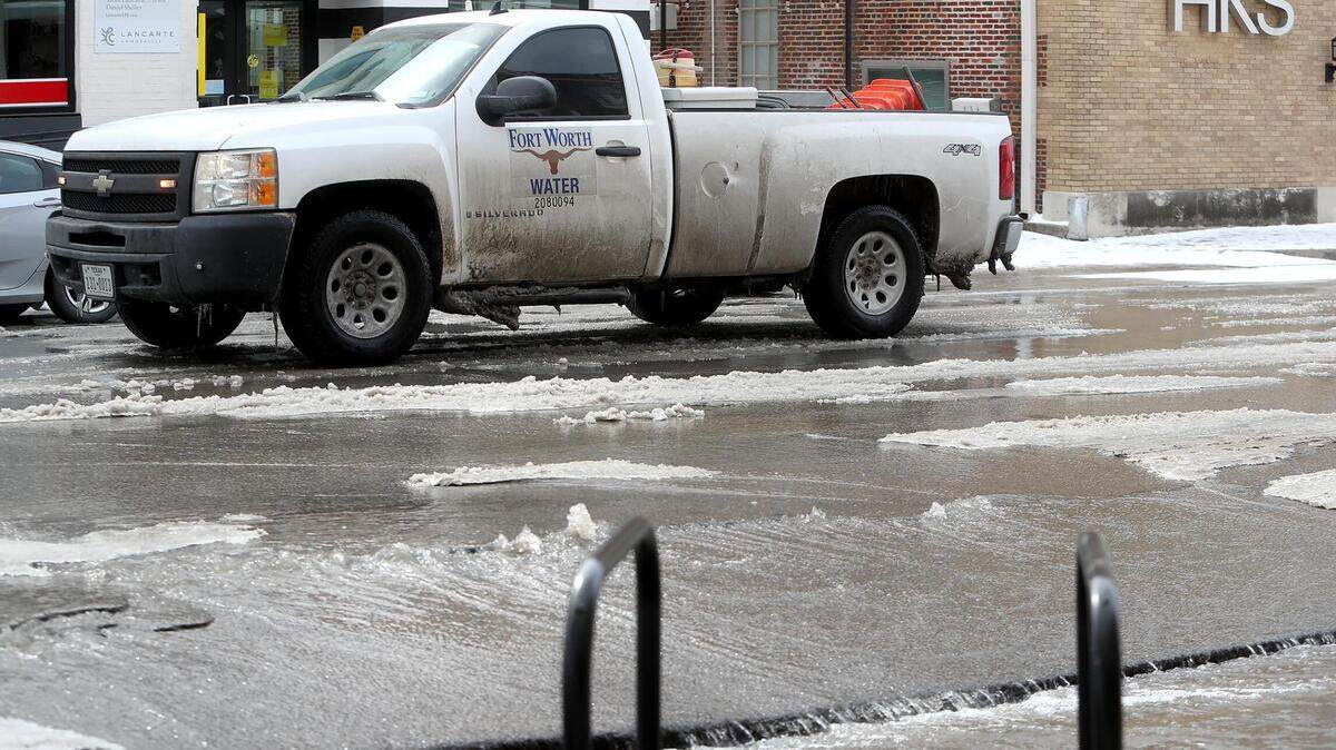 Fort Worth Water will credit some bills after the February winter storm.