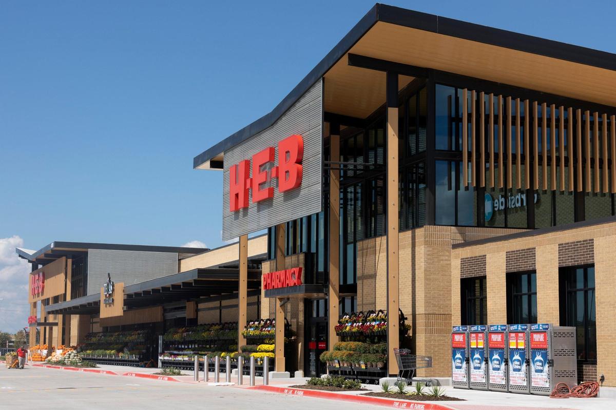 H-E-B’s new location in Frisco, Texas, on Tuesday, Sept. 20, 2022. The location will open early Wednesday morning.