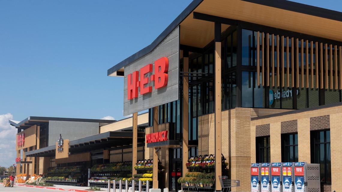 H-E-B’s new location in Frisco, Texas, on Tuesday, Sept. 20, 2022.