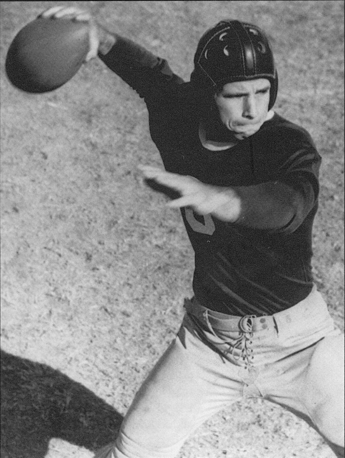 Davey O’Brien - Quarterback, 1938 (TCU Football Source)