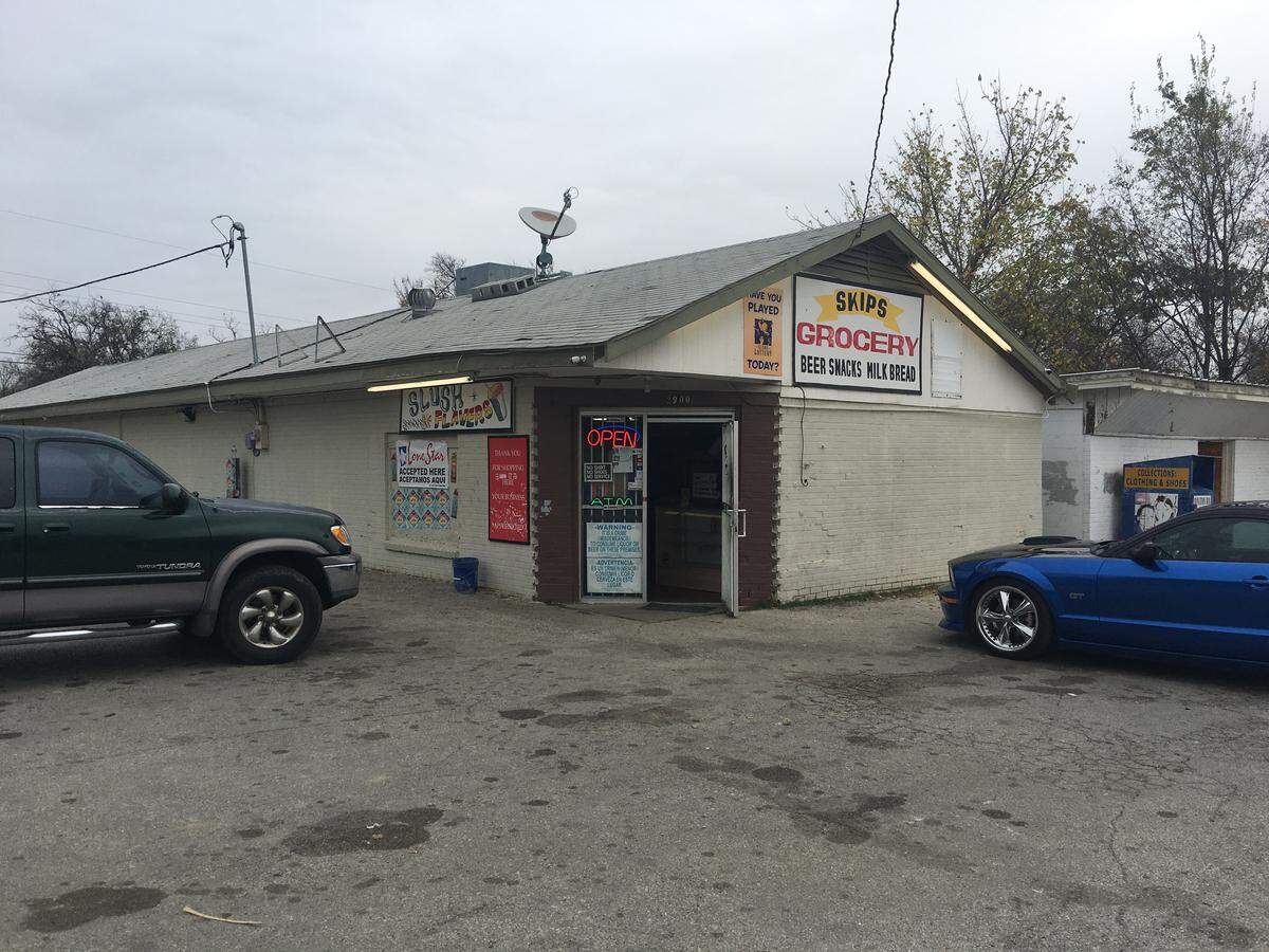 A store manager at Skip's Grocery Store,  2900 Skyline Drive in the Sansom Park area, said he believes his cameras caught the image of a ghost outside the store on Monday night.