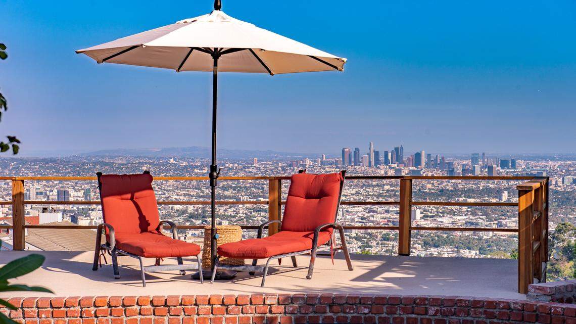 Dramatic view from the pool