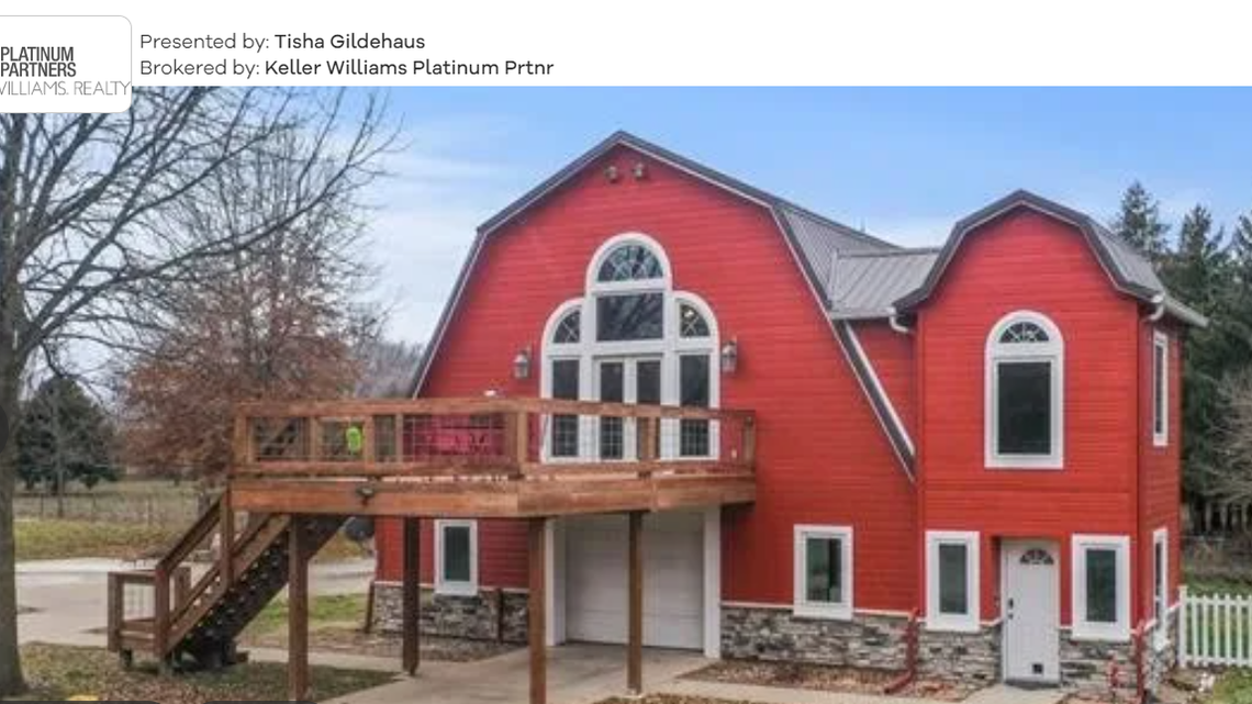 Exterior of the unique home