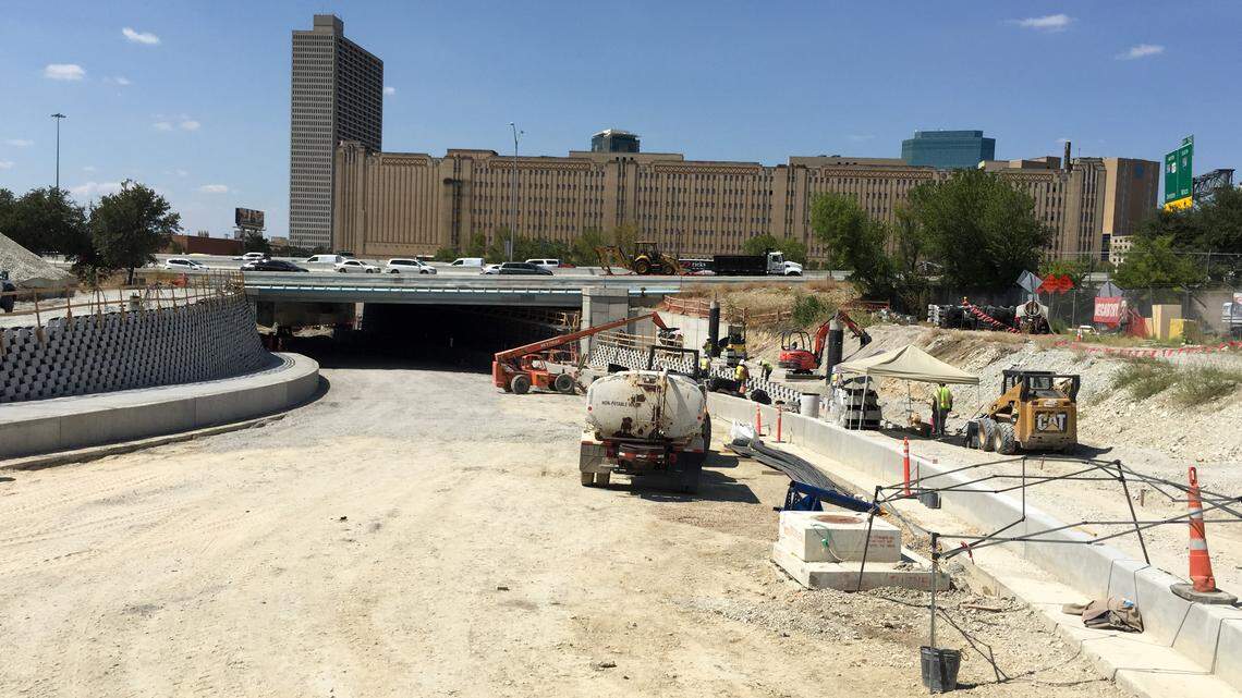 A tunnel at Hemphill and Lamar streets under I-30 and the Union Pacific Railroad tracks is scheduled to be completed in 2020.