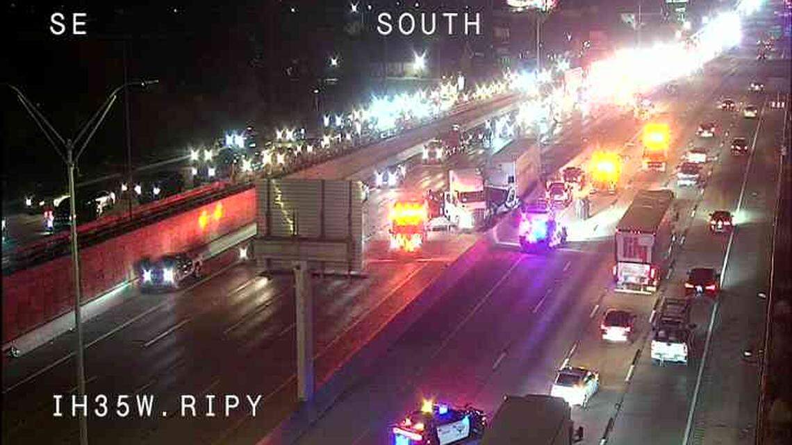 Four people were killed and two seriously injured in a crash on Interstate 35W in Fort Worth the night of Sept. 11, 2023.