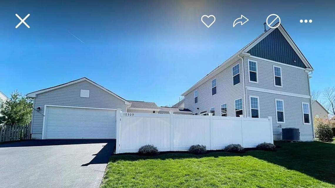 The exterior of the home is beautifully kept