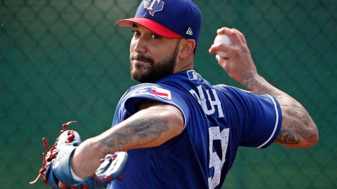 Matt Bush is OK with Rangers decision to move him back to bullpen.