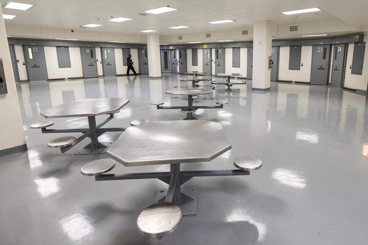 Inmate cells at the Tarrant County Corrections Center in Fort Worth on Thursday, Jan. 25, 2024.