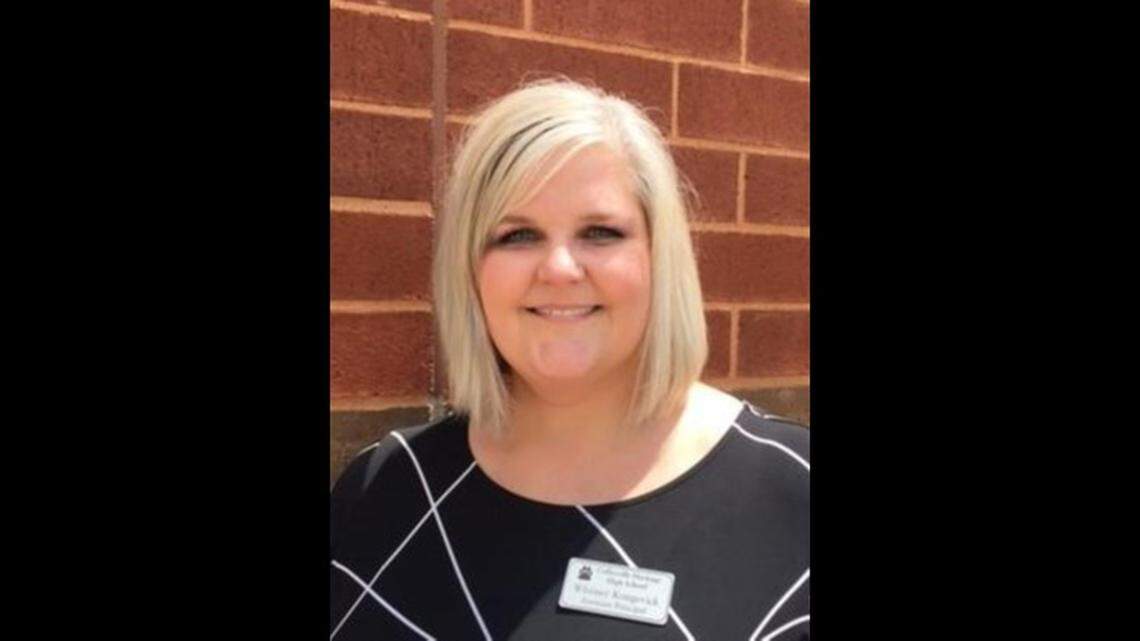 Colleyville Heritage assistant principal Whitney Kongevick died from pneumonia on Tuesday April 28, 2020.