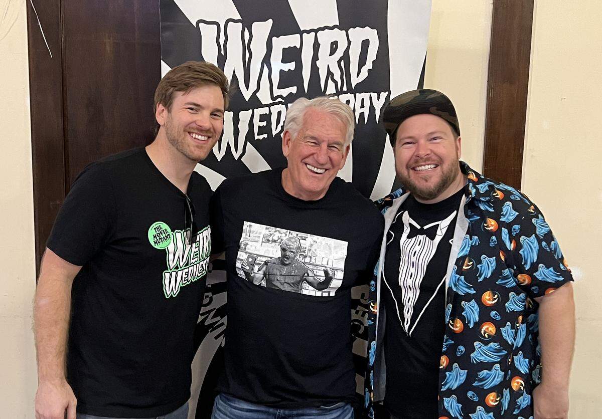 (L-R): “The Hem” director Tyler Russell, star George Hardy and Weird Wednesday founder Greg TeGantvoort.