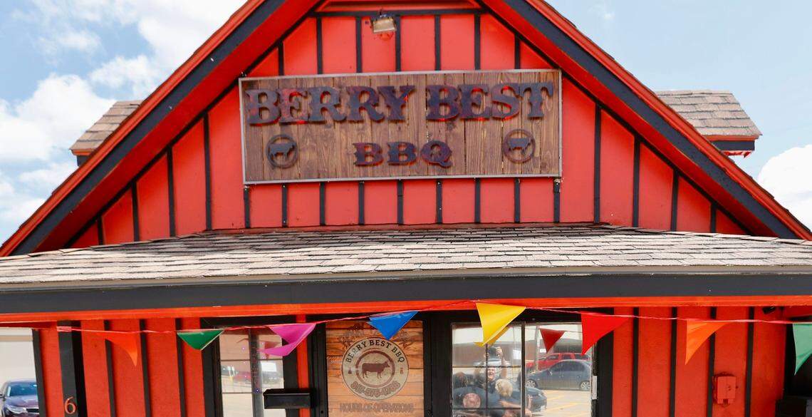 The drive-thru former Berry Best BBQ location in Watauga, June 28, 2017.