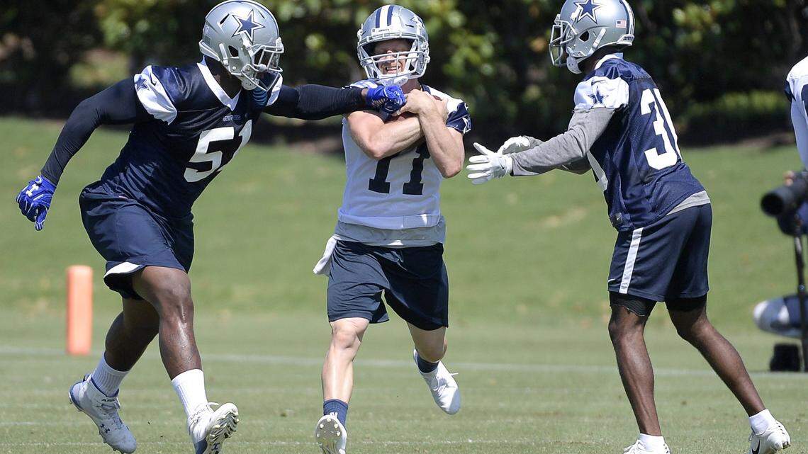 Cole Beasley says the Dallas Cowboys’ receiving corps is missing Dez Bryant’s vocal leadership and things are much quieter on the practice field.