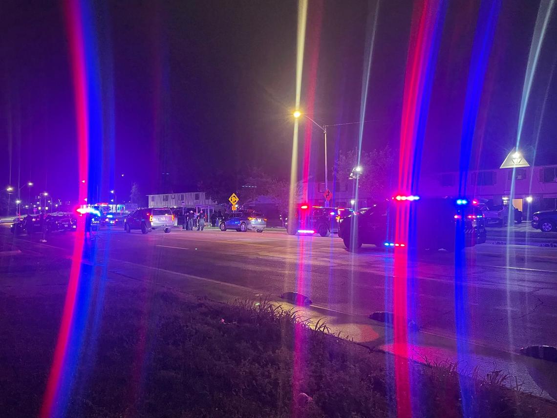 A drive-by shooting wounded six people, including four children, outside apartments on Las Vegas Trail in west Fort Worth on Wednesday night, May 1, 2024. The youngest victim is 3 years old and the oldest is 19.