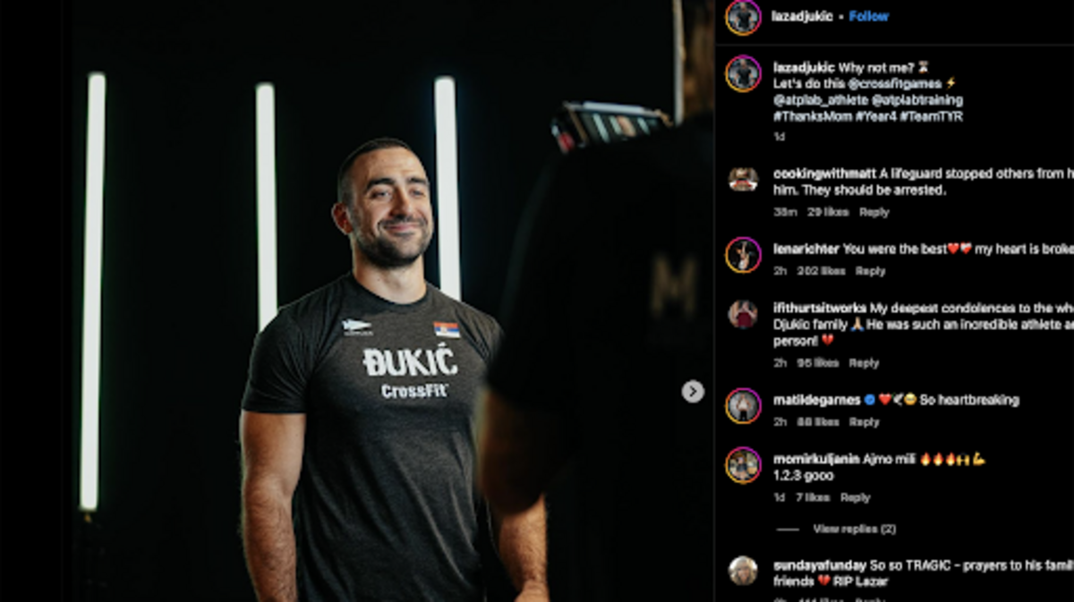 Athlete Lazar Đukić drowned in a Fort Worth lake Thursday during an event for the CrossFit Games.