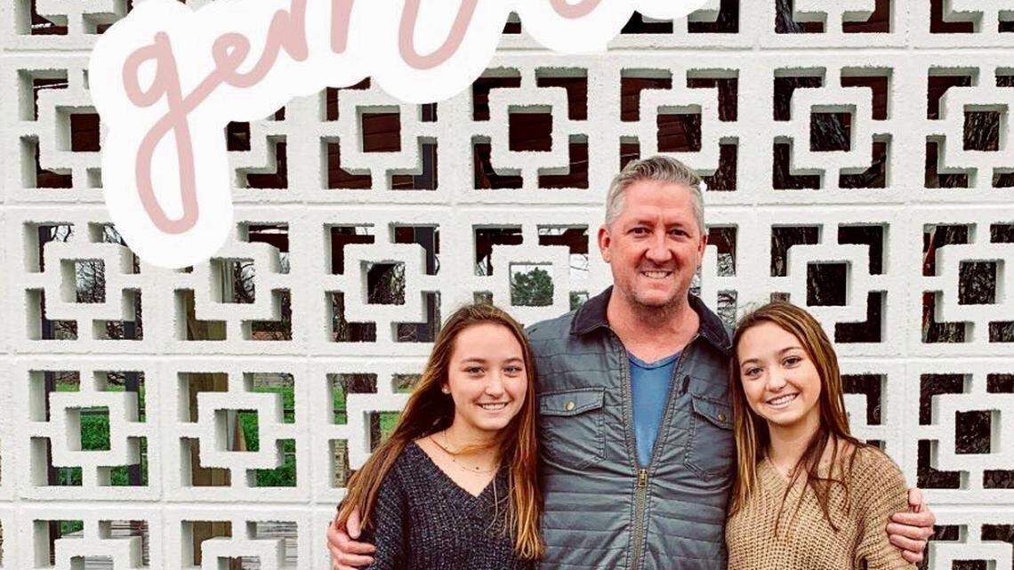 Chef Tim Love’s new restaurant, Gemelle, is named for twin daughters Ella, left, and Anna.