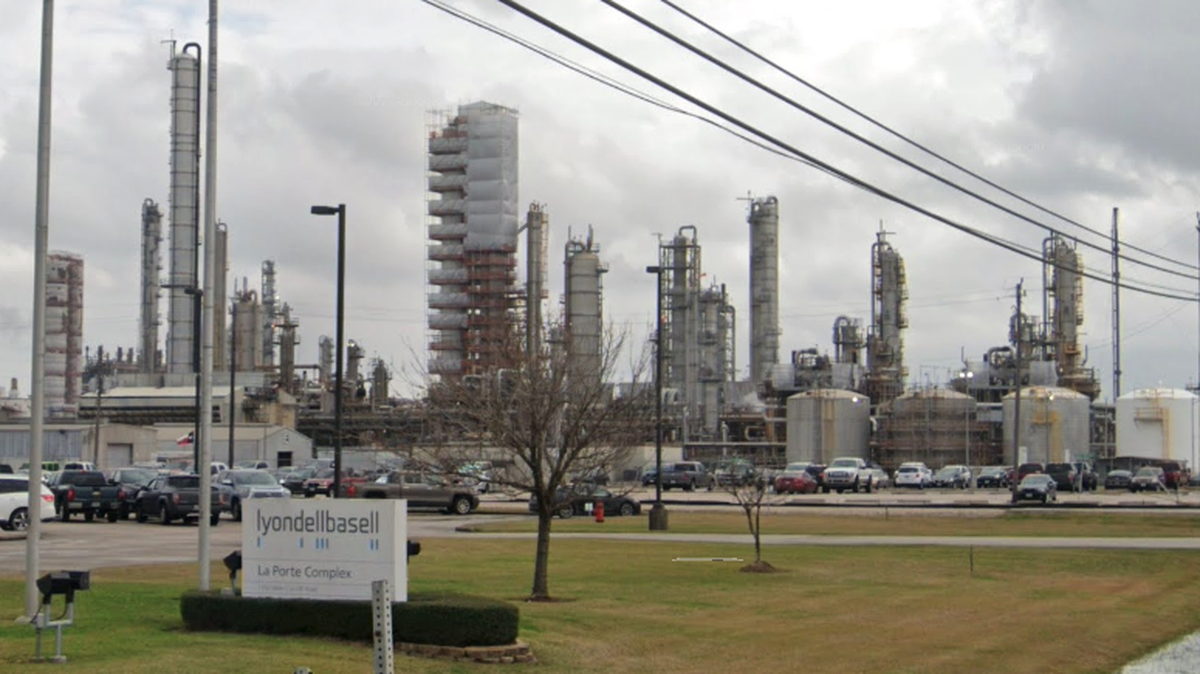 Two people died and dozens more were injured when a chemical leaked at LyondellBasell facility in La Porte, Texas, officials say.