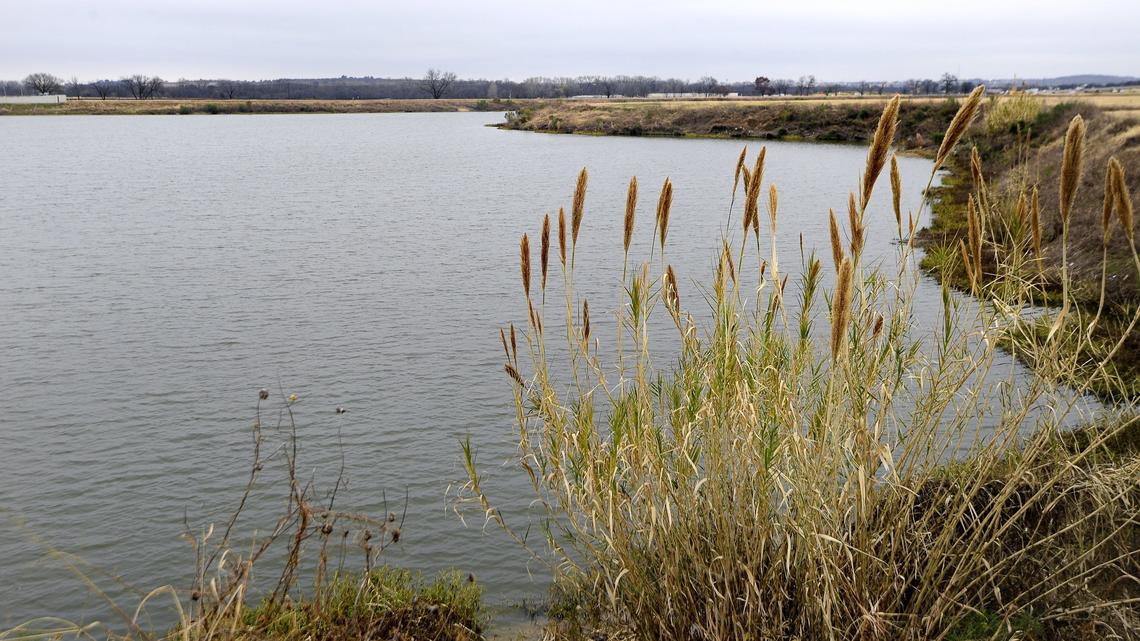 A small lake will be a focal point in the development near where the Trinity Railway Express wants to build a station near the corner of Trinity Boulevard and East Loop 820 in east Fort Worth, TX, Thursday, Dec. 6, 2018.