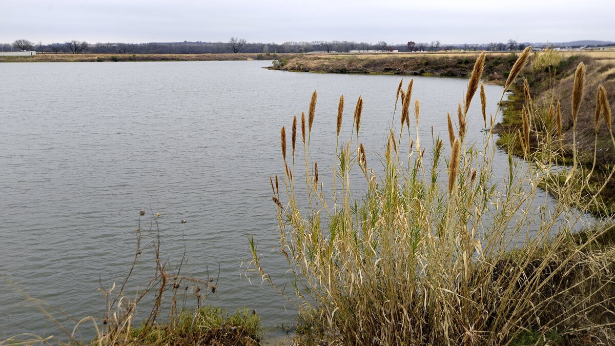 A small lake will be a focal point in the development near where the Trinity Railway Express wants to build a station near the corner of Trinity Boulevard and East Loop 820 in east Fort Worth, TX, Thursday, Dec. 6, 2018.