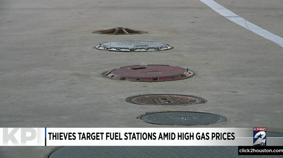 The gas station manager said the thieves took the diesel out of underground tanks where it was stored.