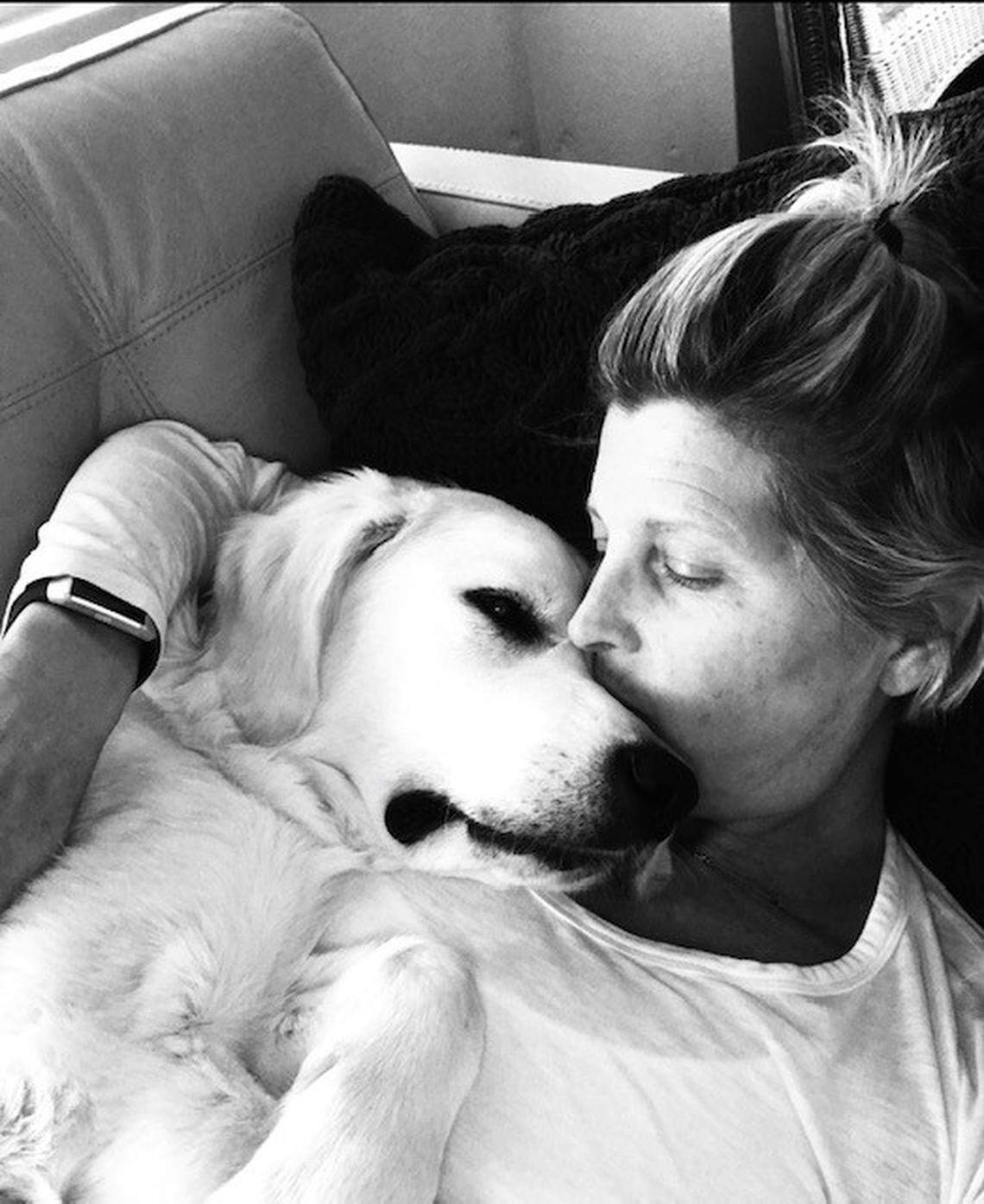 Kimberly Goesling said after her dog died in November 2019, her depression worsened. She adopted Chester, a English Cream Golden Retriever, just before the COVID-19 pandemic hit. He saved her life, she says.