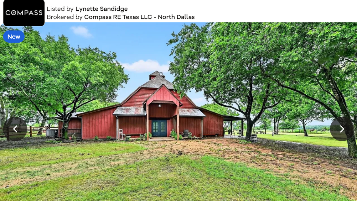 Exterior of the unique home