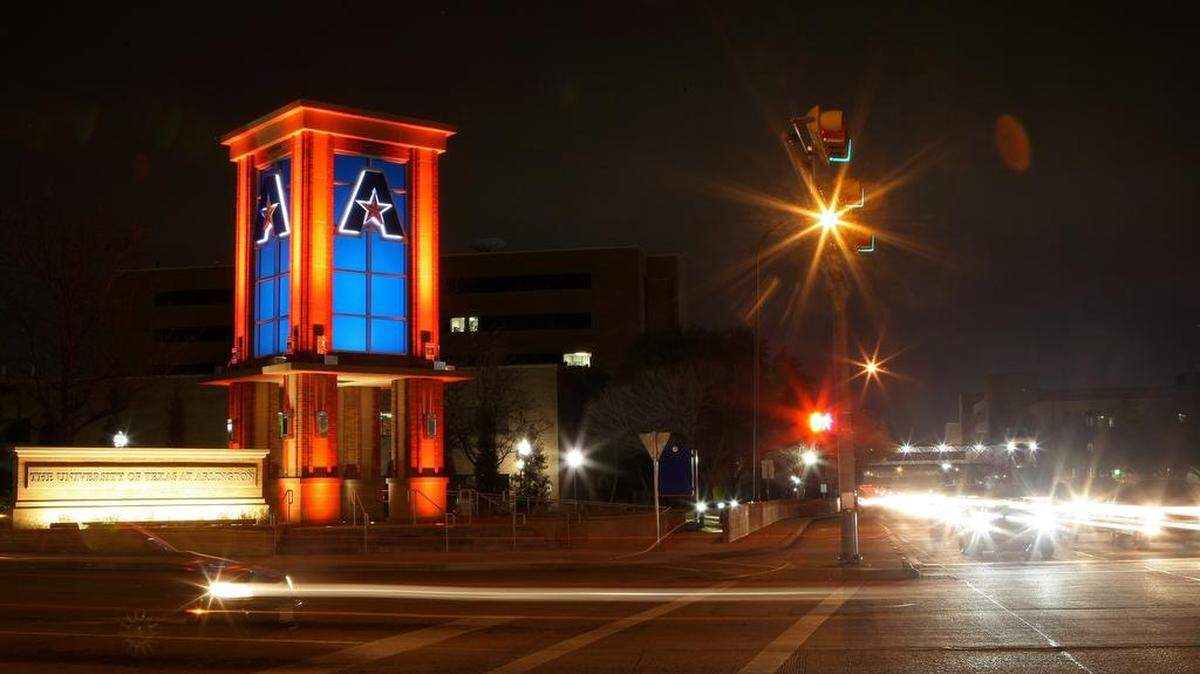 A fire caused an evacuation Tuesday morning at the University of Texas at Arlington and temporarily shut down a main campus building.