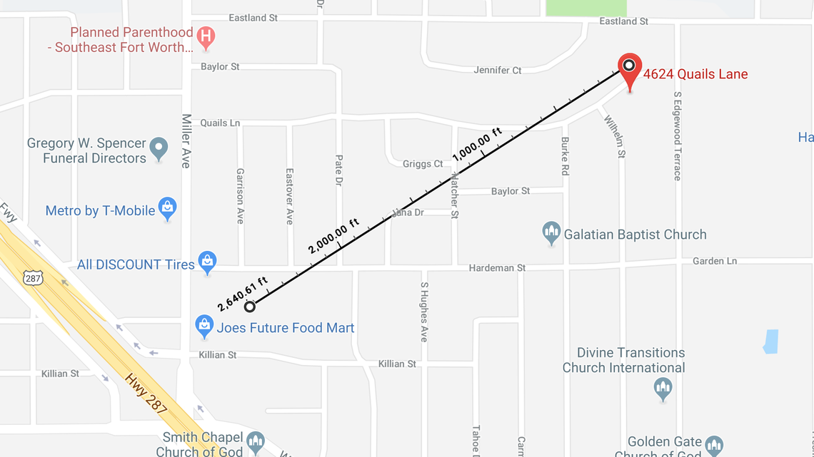 A person was shot in Fort Worth Friday night streets away from where another person was shot a few hours earlier.