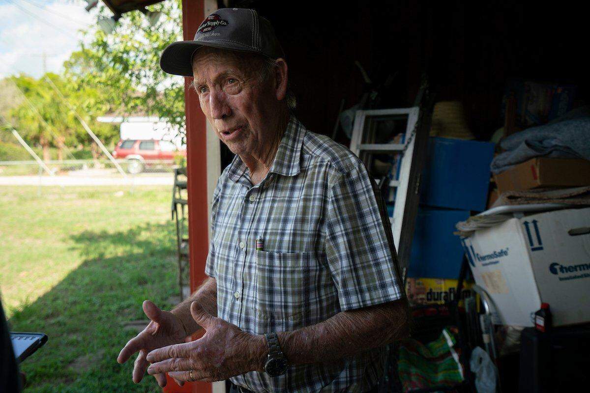 Arnoldo Farias Sr., a retired schoolteacher who lives outside Brownsville, says politicians have misrepresented what it's like along the U.S.-Mexico border.