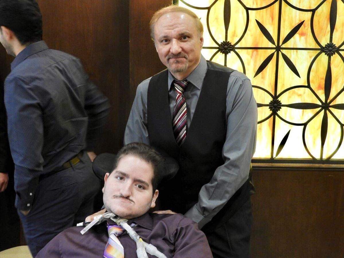 Maher Tarabishi with his son, Wael Tarabishi.