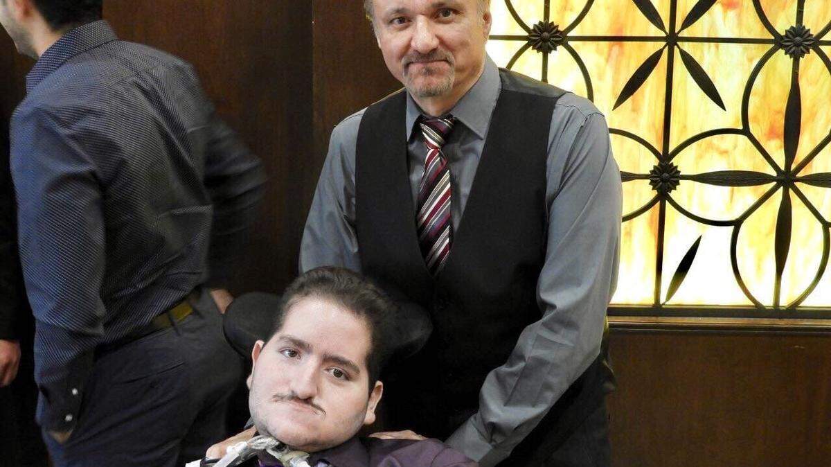 Maher Tarabishi with his son, Wael Tarabishi.