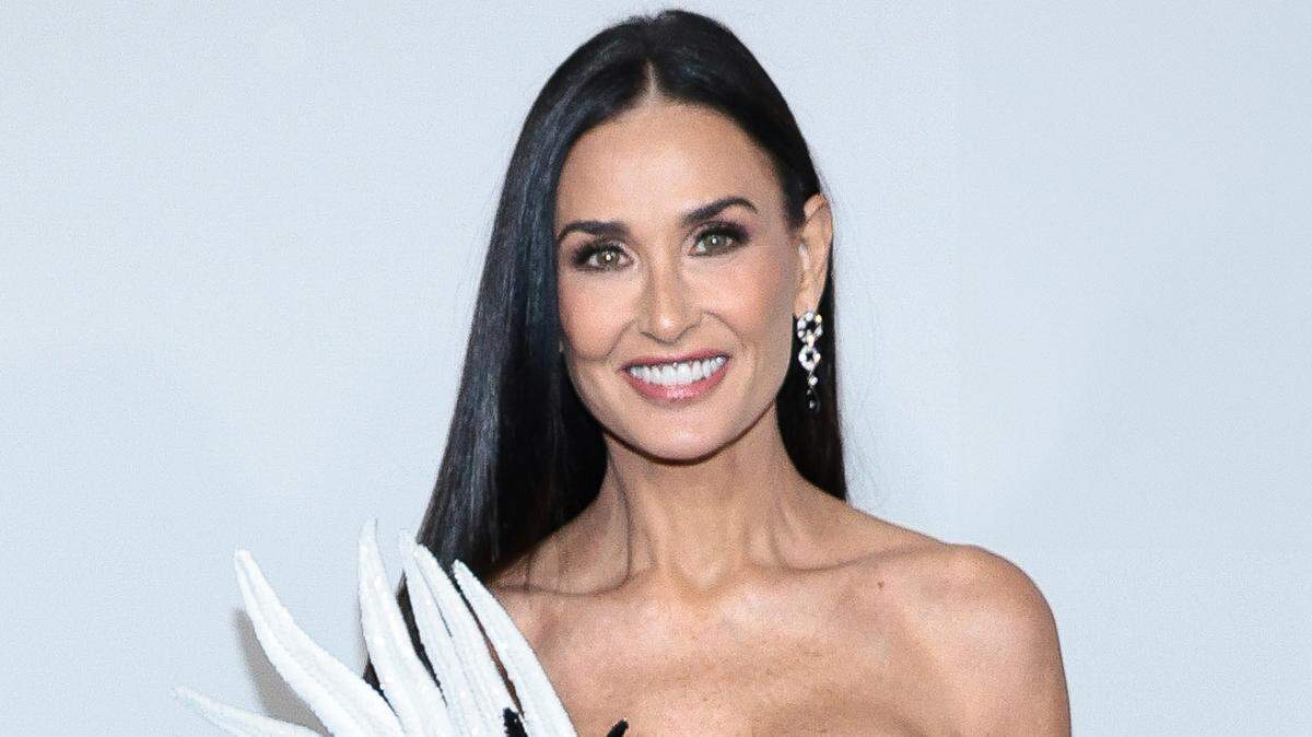 NEW YORK, NEW YORK - JANUARY 23: Demi Moore attends FX’s “Feud: Capote VS. The Swans” New York Premiere at Museum of Modern Art on January 23, 2024 in New York City.