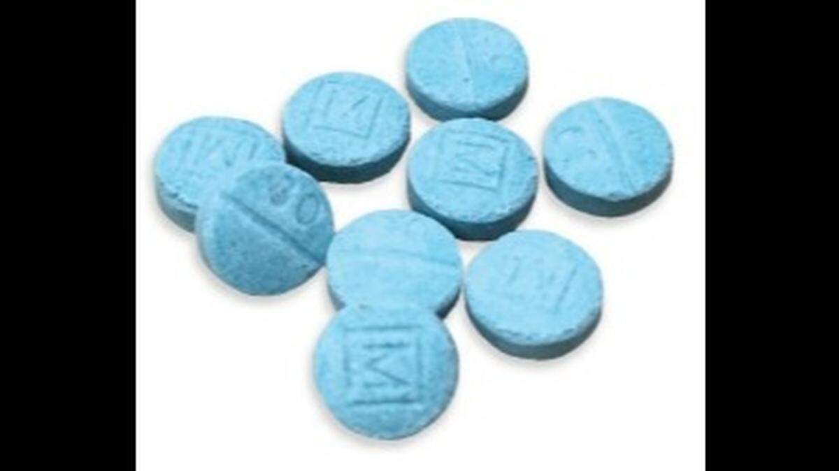 A proposal in Kansas to decriminalize fentanyl test strips — which can detect fentanyl in illegal drugs such as these fake oxycodone pills — stalled Thursday after one Republican senator said people should just not use illegal drugs.