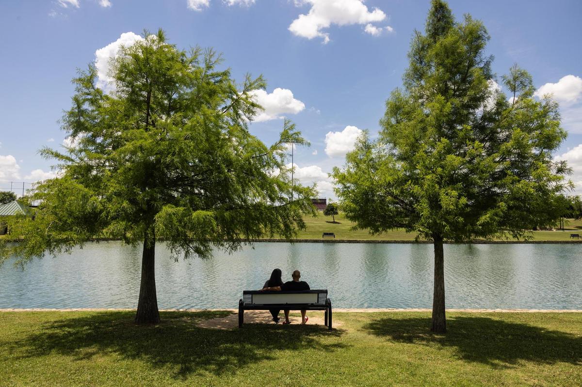 Kevin and Dee Estelle, at Capp Smith Park in Watauga in June, lost two of their children in 2015 when an SUV crashed into their car on Interstate 35W.