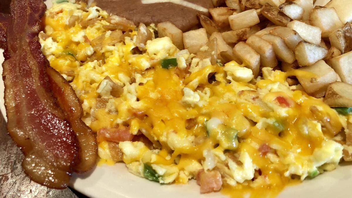 Migas are served Saturdays at brunch at La Familia in Fort Worth.
