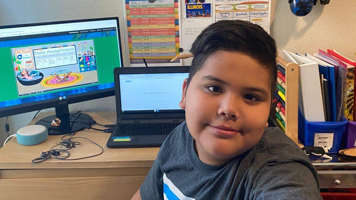 Diego Antunez is a 9-year-old boy with autism who was last seen on his bike in the 4000 block of Spur Trail Drive in Denton.