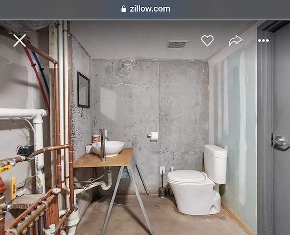 Garage bathroom