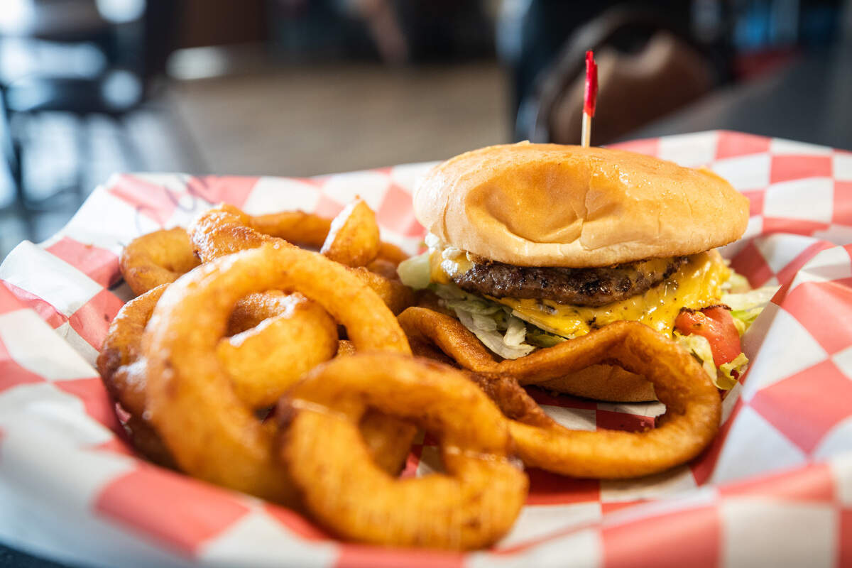 A lunch order ready to be served Wednesday, Oct. 14, 2020, at Al’s Hamburgers in Arlington.