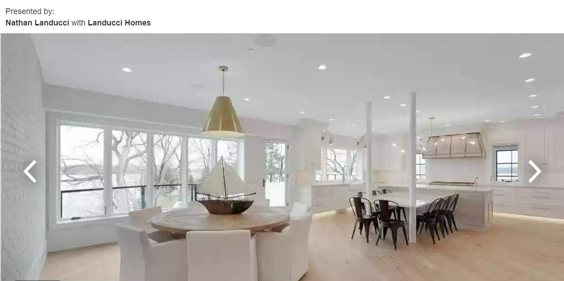 Dining area and kitchen