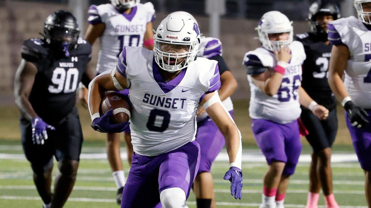 Dallas Sunset lost 90-0 to Mansfield Timberview on Thursday.